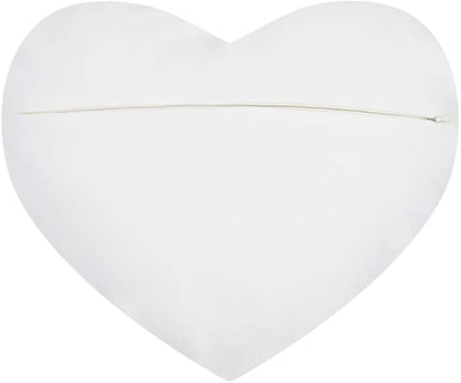 JWH Valentine's Day Throw Pillow Covers Decorative Flower Accent Pillow Cases Heart Shaped Cushion for Couch Living Room Bed Chair 14 x 16 Inches Bright Yellow