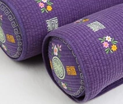 Kpop Jungkook's Favorite Item- Nap Pillow with Traditional Korean Patterns Small and Large Jung kook Photocards Included Weverse Live Nap Pillow (ArmyPurple1- Large)