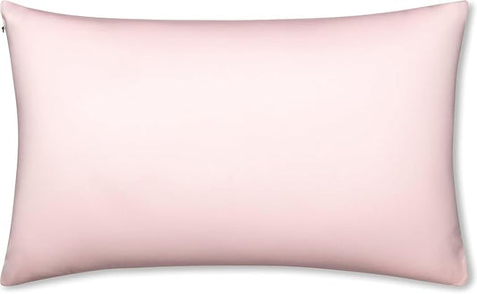 PILLOWY 12" x 20" Throw Pillow - Cream Peach: 1 PCS Luxurious Premium Microbead Pillow with 85/15 Nylon/Spandex Fabric. Forever Fluffy, Outstanding Beauty & Support. Silky, Soft & Beyond Comfortable
