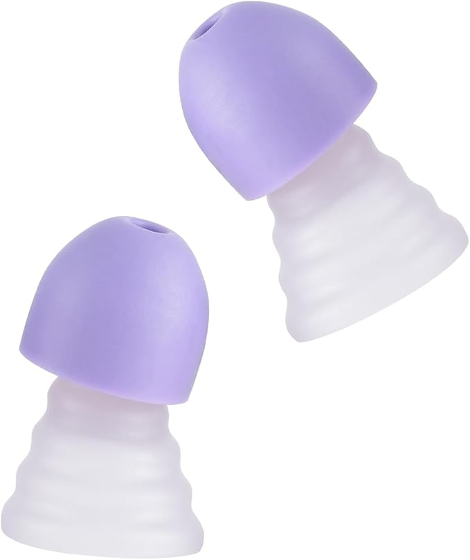 Zeroplus Cocoon EarPlugs - Ultra-Comfy Reusable Noise Reducing Earplugs 26dB NRR for Sleep,Deep Focus,Travel, Noise Sensitivity Hearing Protection Noise Reduction(Purple)