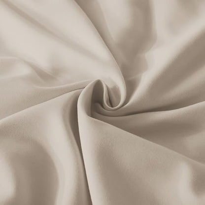 Andency Wheat Ruffle Comforter Queen(90x90Inch), 3 Pieces(1 Ruffled Comforter and 2 Pillowcases) Vintage Fringe Bed Set, Farmhouse Rustic Microfiber Down Alternative Bedding Set