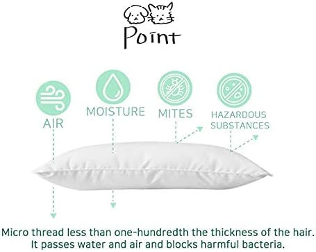 momNpop MNP Pet Organic Pillow, an Ideal Naptime Sleeping Companion for Small Dogs and Cats (Pink)