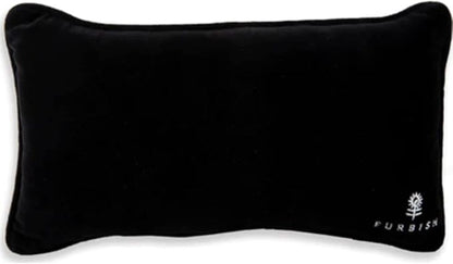 FURBISH Needlepoint Decorative Throw Pillow - WTF - 8" x 14" - Small Embroidered Accent Pillow for Bed, Chair, Couch, Sofa - Eclectic Home Decor