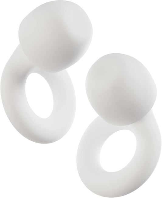 Loop Quiet 2 Ear Plugs Ultra-Comfy Reusable Noise-Reducing Earplugs for Sleep, Deep Focus, Travel, Sensitivity | Flexible Hearing Protection | Customizable Fit | 24dB (SNR) Noise Reduction