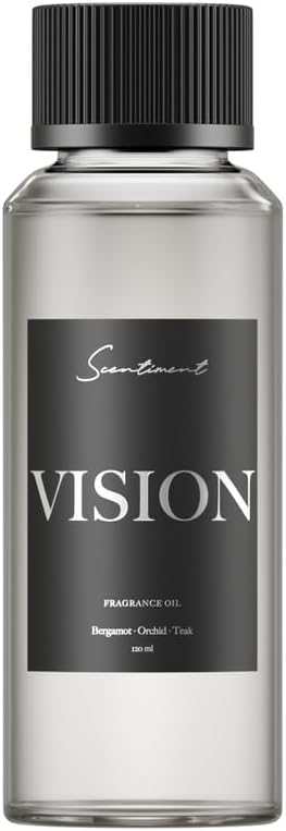 Scentiment Diffuser Oil - Vision Designer Collection | Aromatherapy Home Fragrance | Luxurious Scent with Notes of Bergamot, Orchid, Teak (120ml)