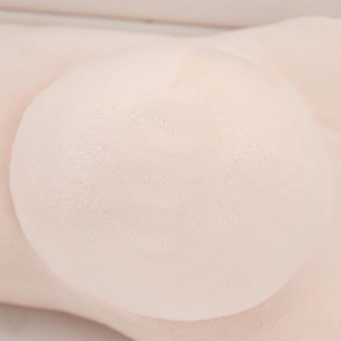ITODA 3D Boobs Breasts Pillow Cushion, Funny Throw Pillow Home Bedroom Decor Cushion Soft Stuffed Sleep Creative Sleeping Backrest Night Hilarious Gag Gift