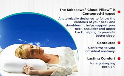 Sobakawa Cloud Pillow 12.6" x 18.5" x 3.15"