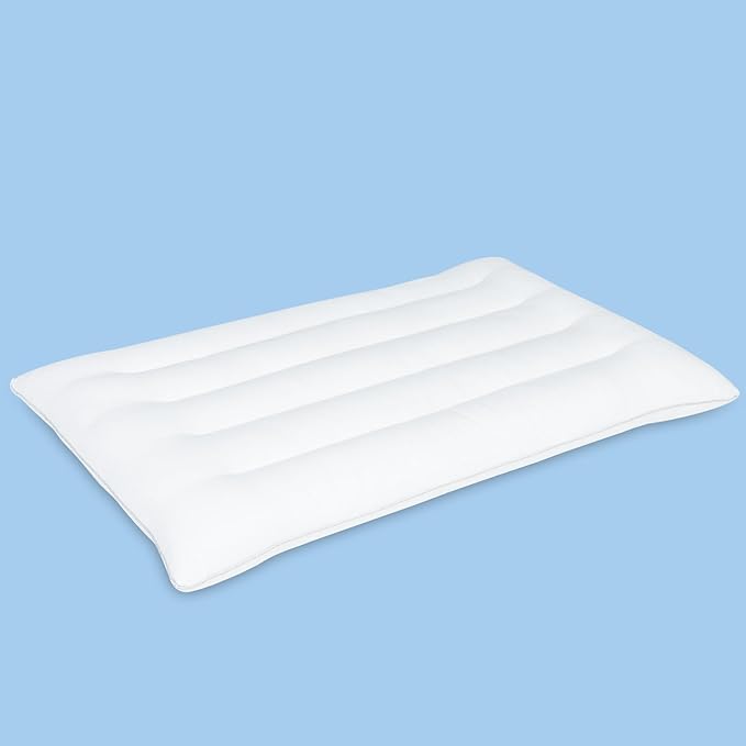 SWTMERRY Flat Pillows for Sleeping,Ultra Thin Bed Pillows Standard Size for Stomach and Side Sleeper 7D High Support 2.5 inch Height Slim Bed Pillow