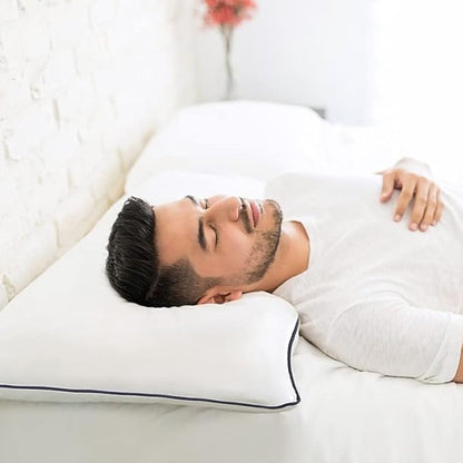 Bed Pillows 2 Pack - King Size Cooling Pillows for Sleeping Set of 2 for Side Back and Stomach Sleepers, Down Alternative Filling Luxury Soft Supportive Plush Pillows(White, King)