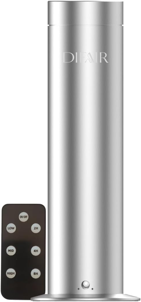 S150 Waterless Essential Oil Diffuser - Leak-Proof, Nano-Atomizing, Silent, Bluetooth/Remote Control, 1000 sq ft Coverage for Home, Office, Spa