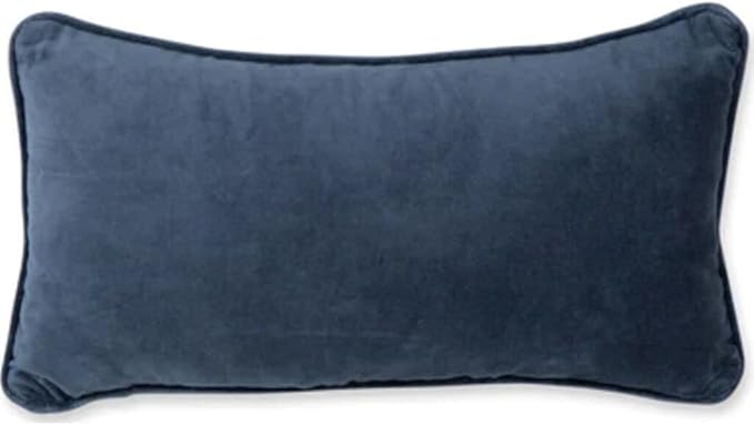 FURBISH Needlepoint Decorative Throw Pillow - with Reservations - 8" x 14" - Small Embroidered Accent Pillow for Bed, Chair, Couch, Sofa - Eclectic Home Decor