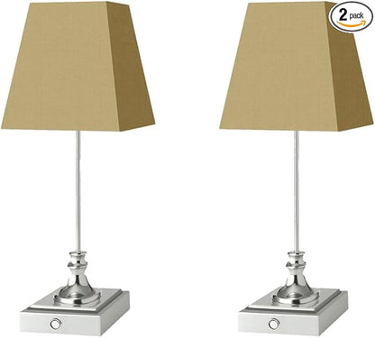 Rechargeable LED Table Lamps with Stepless Touch Control,Light Sliver Cordless Lamp for Living Room&Bedside&Patio&Shower,Small Desk Lamp(6000mAH Battery),2 Pack for Home Decor,Best Gifts for Family