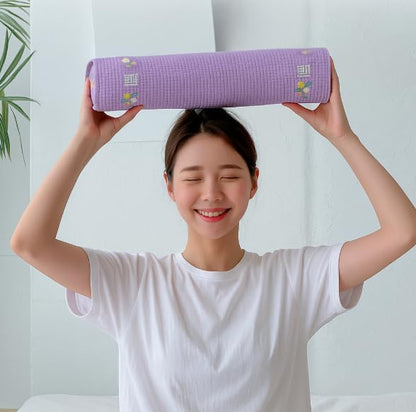 Kpop Jungkook's Favorite Item- Nap Pillow with Traditional Korean Patterns Small and Large Jung kook Photocards Included Weverse Live Nap Pillow (ArmyPurple22-Large)