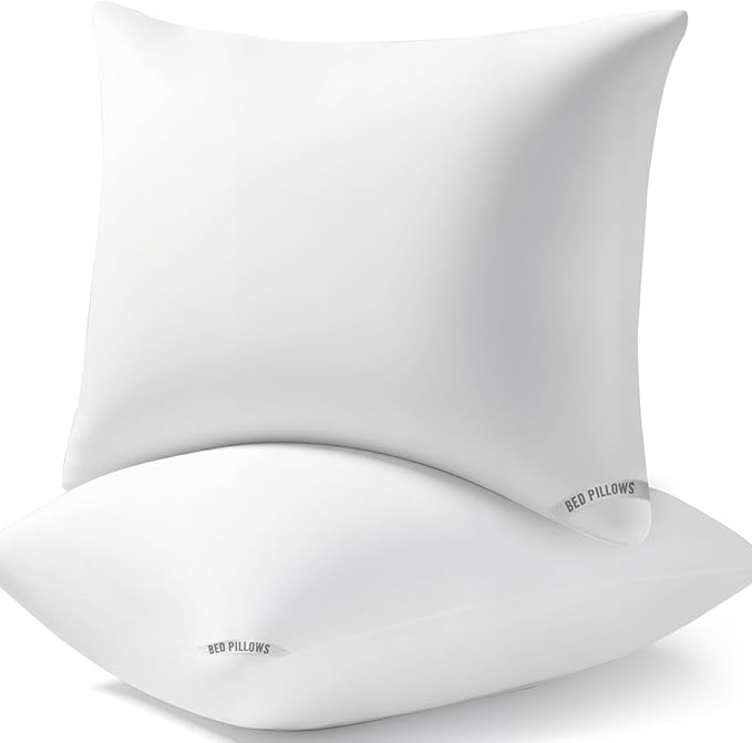 Luxury Hotel Pillows for Sleeping 2 Pack,Bed Pillows Standard Size Set of 2,Down Alternative Filling,Pillows for Back,Stomach and Side Sleepers