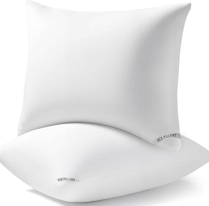 Luxury Hotel Pillows for Sleeping 2 Pack,Bed Pillows Standard Size Set of 2,Down Alternative Filling,Pillows for Back,Stomach and Side Sleepers