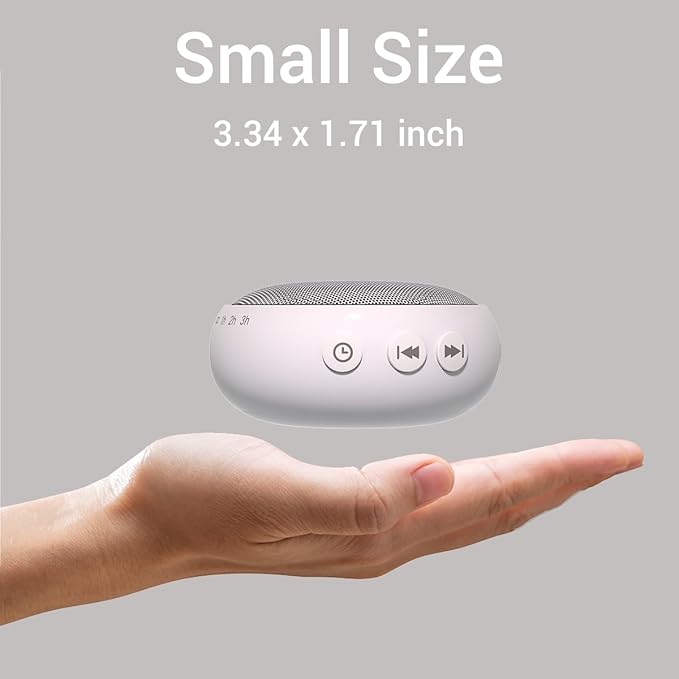 SoundMe Pink Noise Machine Sound Machinie with 30 Soothing Natural Sounds 36 Volume Portable Travelfor Sleeping Brown Noise Machine for Baby Kids Adults Noise Canceling Machine for Office Privacy