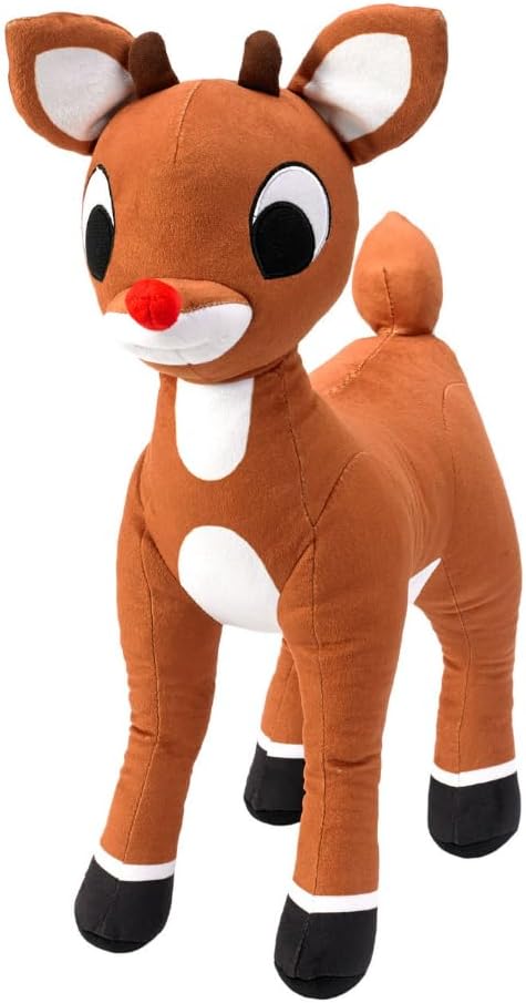 Franco Rudolph The Red Nose Reindeer Kids Holiday & Christmas Bedding Super Soft Plush Cuddle Pillow Buddy, One Size, (Officially Licensed Product)