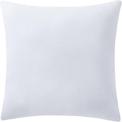 Indigo Ink - Decorative Pillow, Cable Knit Sweater Decorative Pillow, Throw Pillows for Couch or Bed, Boho Home Decor, 20" x 20" (Panther Collection, Off-White)