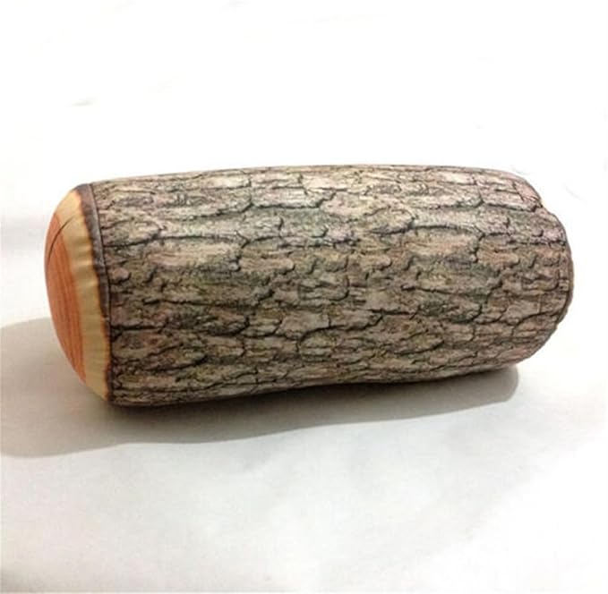 Natural Wood Design Tree Trunk Log Cushion Soft Chair Cushion Pillows Gift Home Sofa Cushion (style2)