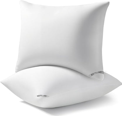 Luxury Hotel Pillows for Sleeping 2 Pack,Bed Pillows Standard Size Set of 2,Down Alternative Filling,Pillows for Back,Stomach and Side Sleepers