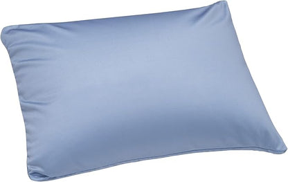 Microbead Throw Pillow Bedding Neck Pillows with Removable Cover, 16" x 12" Bed and Couch Decorative Pillow for Home Sofa Bedroom Fun Colors Support. Silky, Comfortable (Blueberry Color)