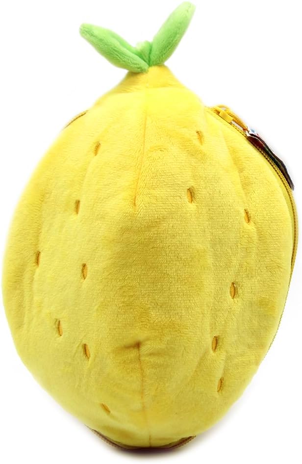 LES DÉGLINGOS Flipetz Rocket The Mouse Decorative Pillow – Reversible Lemon to Mouse 2-in-1 Plush Cushion – 8.5 Inch Stuffed Animal Pillow for Sofa, Bed & Any Room | Home Décor Gift for All Ages
