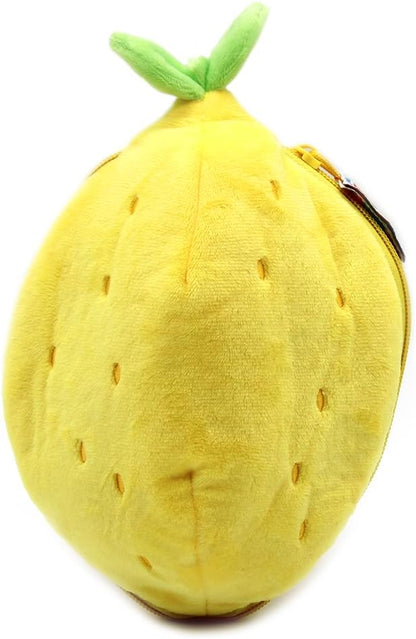 LES DÉGLINGOS Flipetz Rocket The Mouse Decorative Pillow – Reversible Lemon to Mouse 2-in-1 Plush Cushion – 8.5 Inch Stuffed Animal Pillow for Sofa, Bed & Any Room | Home Décor Gift for All Ages