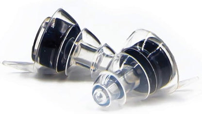 High-Fidelity Concert Earplugs Reusable Noise-Reduction Ear Plugs Set with Two Sizes Included - For Rave, Live Music, Festivals, Marching Bands, Loud Events, Fitness Classes
