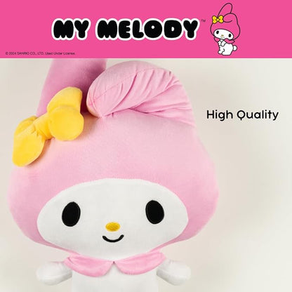 Collectibles Sanrio My Melody Bedding Super Soft Plush Decorative Throw Cuddle Pillow, (Officially Licensed Product) By Franco