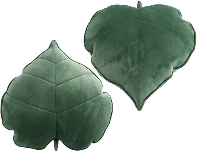 Cyprinus Carpio 3D Leaf Shape Household Pillow Cushion Sofa Lumbar Pillow Household Throw Pillow Decoration Pack of 2