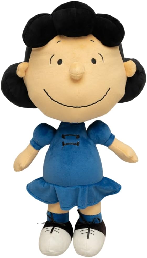 Collectibles Peanuts Lucy Bedding Super Soft Plush Decorative Throw Cuddle Pillow, (Officially Licensed Product) By Franco
