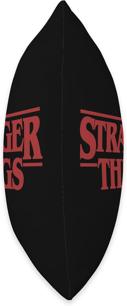 Stranger Things Red Bold Logo Throw Pillow