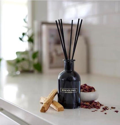 Benevolence LA Reed Diffuser Sticks - 3 Pack of 7 Natural Rattan Sticks per Pouch – Home Fragrance Refill, Eco-Friendly Reed Replacement for Essential Oil Diffusers