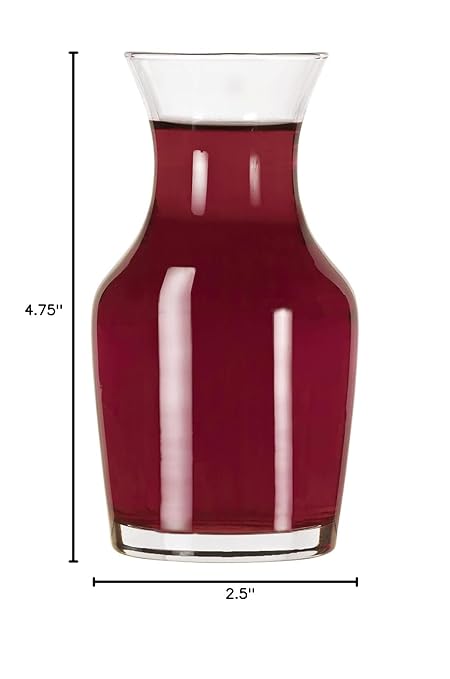 Libbey 735 Clear 6 Oz. Glass Carafe - 36 / CS
