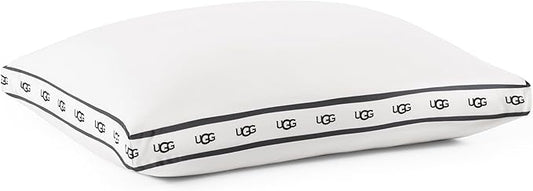 UGG Standard Bed Pillow – Plush Down Alternative Pillow, Soft & Breathable Medium Firm Sleeping Pillows, Premium Luxury Home Decor Hypoallergenic Pillow for Bed, White, 18” x 26” (Devon)