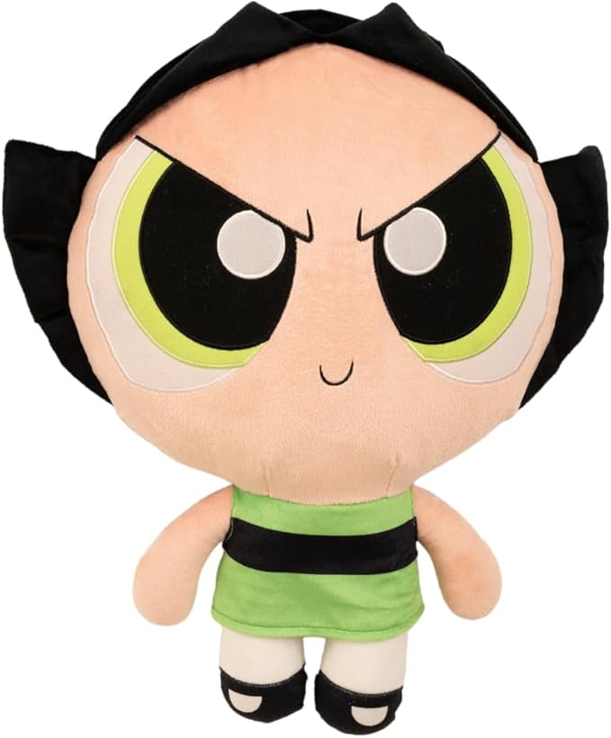 Collectibles The Powerpuff Girls Buttercup Bedding Super Soft Cozy Decorative Cuddle Pillow, (Officially Licensed Product) By Franco