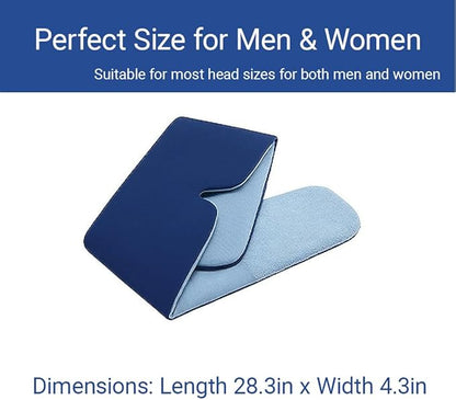 Sleep Mask for Side Sleeper，Soft and Comfortable Sleep mask, 100% Light-Blocking, Adjustable Design, Unisex fit, Perfect for Travel, Flights, and naps. (Blue)
