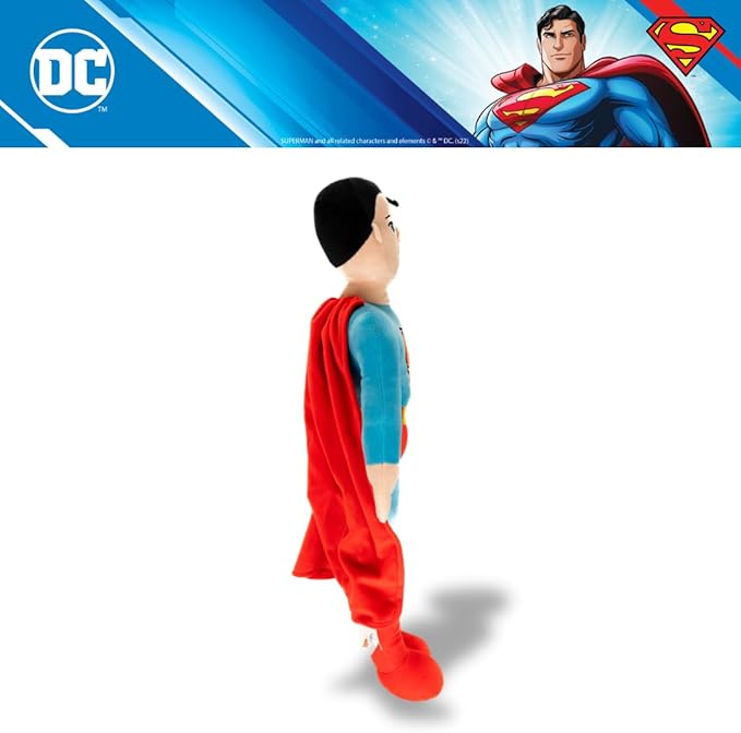 DC Comics Superman Bedding Super Soft Cozy Cuddle Pillow Buddy, (Officially Licensed Product) by Franco