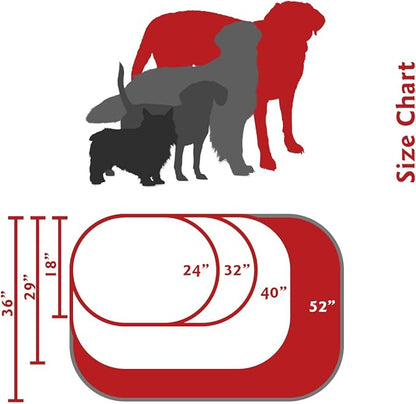 Majestic Pet 52 Inch Bagel Calming Dog Bed Washable – Cozy Soft Round Dog Bed with Spine Support for Dogs to Rest Their Head - Fluffy Donut Puppy Mat 52x35x11 (Inch) X-Large – Gray