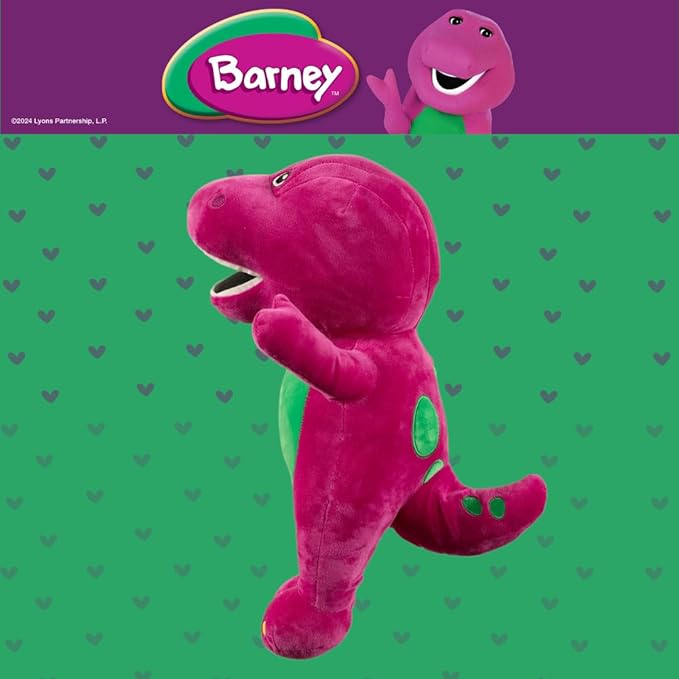Collectibles Barney Classic Bedding Super Soft Plush Decorative Throw Pillow, (Officially Licensed Product) By Franco