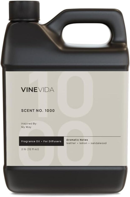 VINEVIDA [32 Fl Oz] Scent № 1000 Inspired by My Way Diffuser Oil; Hotel Scents for Cold Air Diffuser - Waterless Diffuser Oil