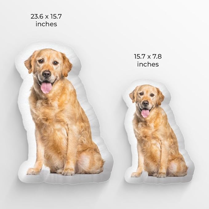 Pawfect House My Beloved Fur Baby, Personalized Funny Pet Pillow with Picture, Custom Cat Dog Photo Shaped Pillow with Face, Birthday Gifts for Dog Lovers, Pet Lovers