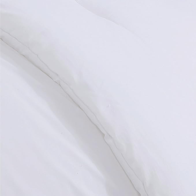 Shabby Chic® - Queen 3-Piece Comforter Set, Soft Cotton Bedding with Matching Shams, Romantic Ruffled Home Decor for All Seasons (Brette White, Queen)