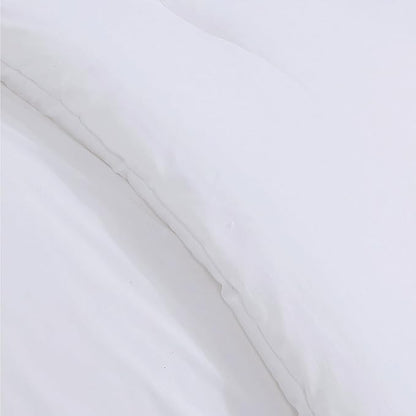 Shabby Chic® - King 3-Piece Comforter Set, Soft Cotton Bedding with Matching Shams, Romantic Ruffled Home Decor for All Seasons (Brette White, King)