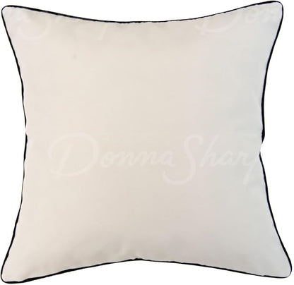 Donna Sharp 2-Piece Wild One Patch Bee and Polka Dot Decorative Throw Pillow Set - Pillows for Couch, Sofa, Beds, and Chairs - Includes 18" x 18" Square & 12" x 22" Rectangular Pillows