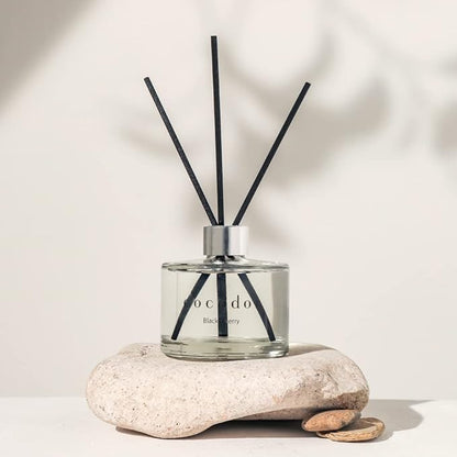 COCODOR Signature Reed Diffuser Set/White Jasmine / 6.7oz /1 Pack/Home Fragrance Diffuser, Oil Scent Diffuser for Bathroom Shelf Decor