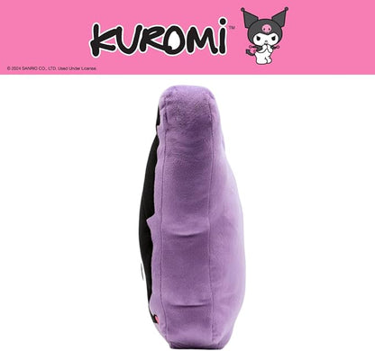Hello Kitty & Friends Kuromi Bedding Super Soft Plush Decorative Pillow, One Size, (100% Officially Licensed Product) by Franco