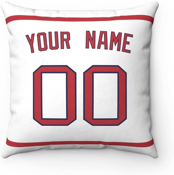 Throw Pillow Boston Personalized Custom Any Name and Number for Men Women Boy Gift
