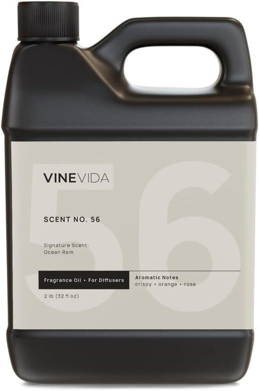 VINEVIDA [32 Fl Oz] Ocean Rain Fragrance Oil for Cold Air Diffusers, Essential Oils for Diffuser Oil Refill & Air Freshener Room Spray