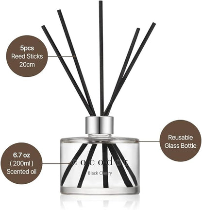 COCODOR Signature Reed Diffuser Set/Refreshing Air / 6.7oz /1 Pack/Home Fragrance Diffuser, Oil Scent Diffuser for Bathroom Shelf Decor
